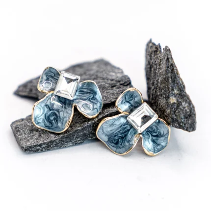 Serene Petal Stud Earrings