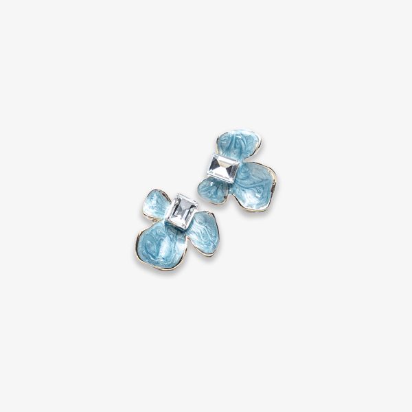 Serene Petal Stud Earrings