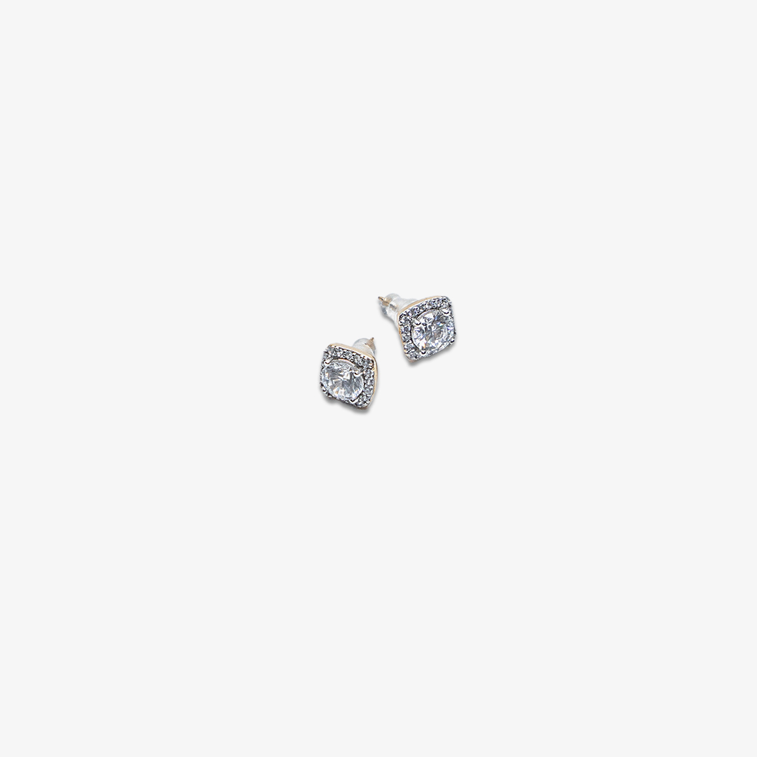 square-halo-stud-earrings